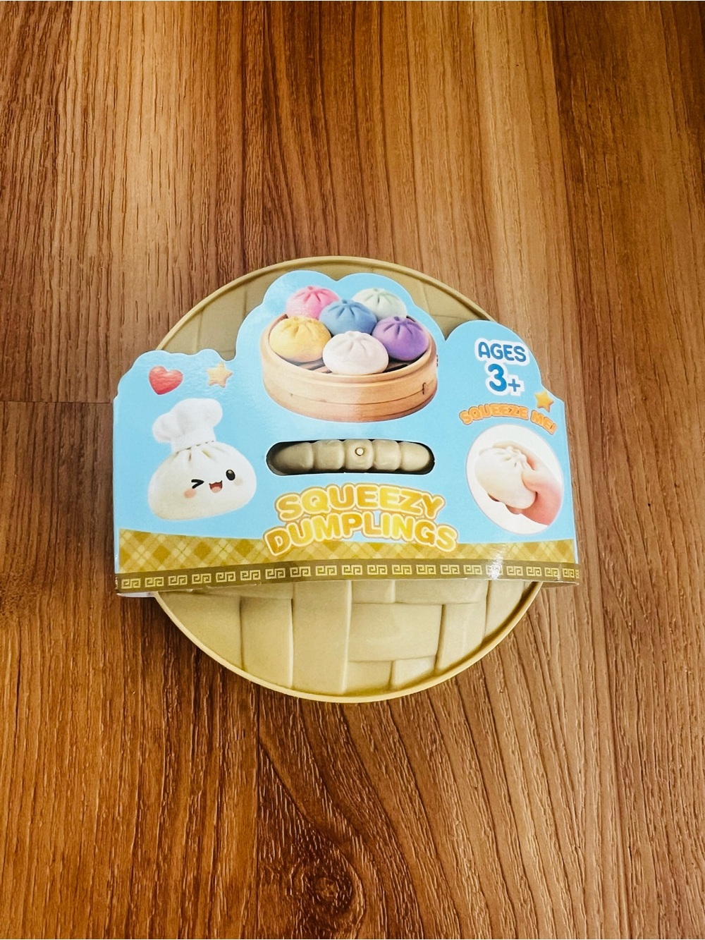 Squeezy Dumplings Plush Stress Toys - Assorted Pastel Colors